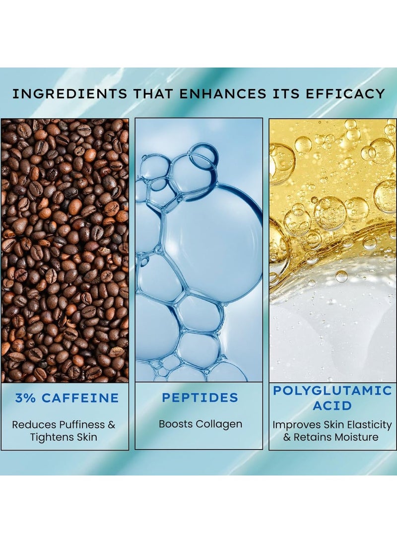 HYPHEN Ice Dunk Cooling Face Mask with 31% Skin Cooling Actives | 3% Caffeine for Skin Firming, De-puff & Pore Minimizing | Collagen Boost Cryo theraphy For Glowing Skin- 50gm - Image 5