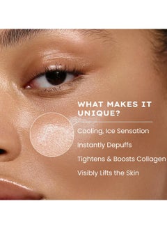 HYPHEN Ice Dunk Cooling Face Mask with 31% Skin Cooling Actives | 3% Caffeine for Skin Firming, De-puff & Pore Minimizing | Collagen Boost Cryo theraphy For Glowing Skin- 50gm  - Image 3