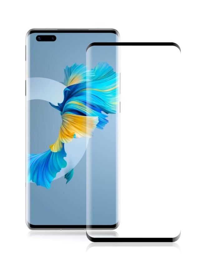NIBEMINENT Huawei Mate 40 Pro Screen Protector Clear/Black  - Image 1