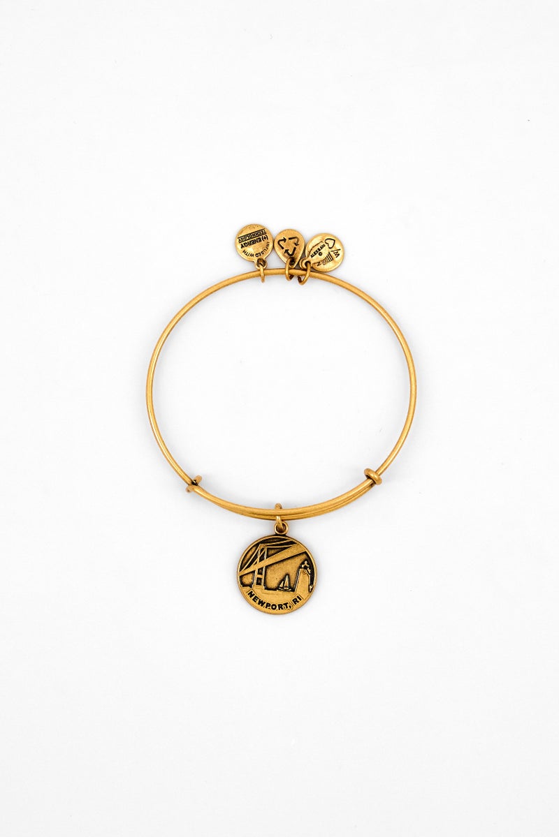ALEX AND ANI Women Places Charm Bracelet, Rafaelian Gold  - Image 2
