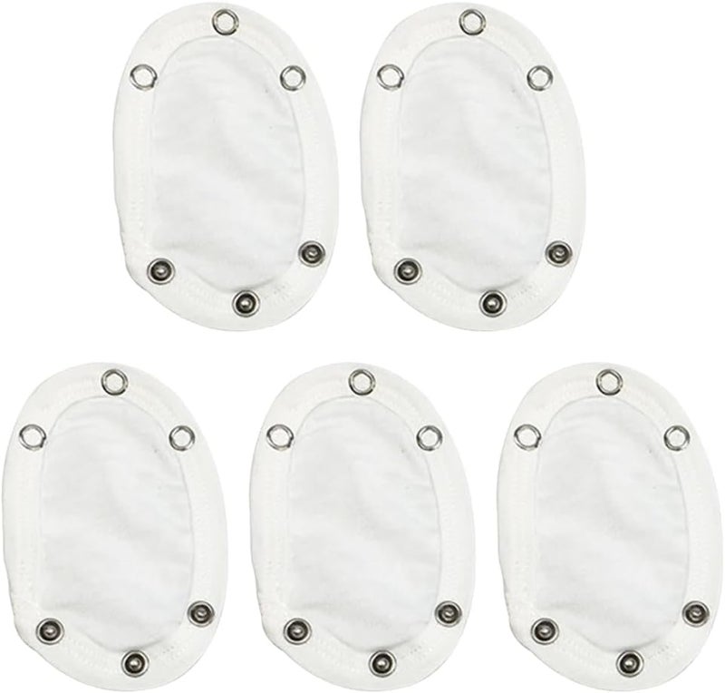 GANPUB 5 Pcs Baby Jumpsuit Diaper Infant Romper Length Extender Bodysuit Snap Button Extended Diaper for Triangle Crotch Clothing - Image 1