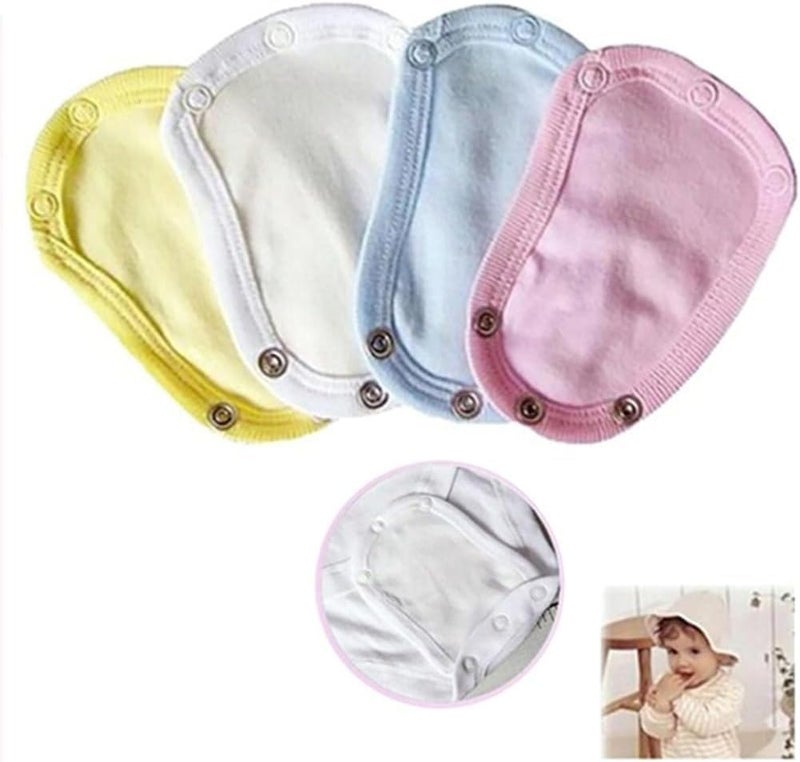 GANPUB 5 Pcs Baby Jumpsuit Diaper Infant Romper Length Extender Bodysuit Snap Button Extended Diaper for Triangle Crotch Clothing - Image 4