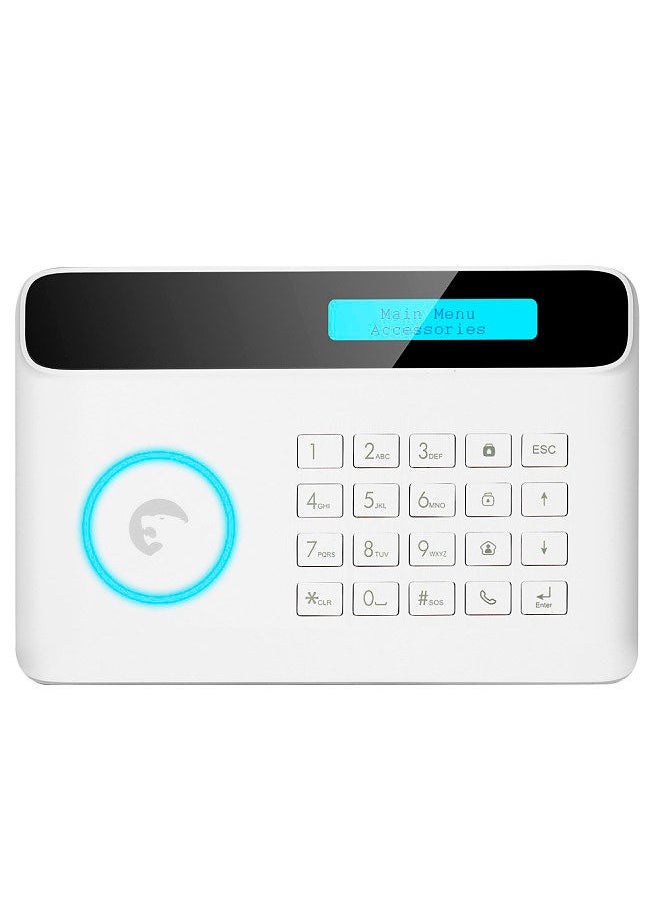 Generic - S4 433MHz Wireless Auto-dial GSM Alarm Security System Kit APP Remote Control LCD/RFID Touch Keypad Home Burglar Security Alarm System - Image 1