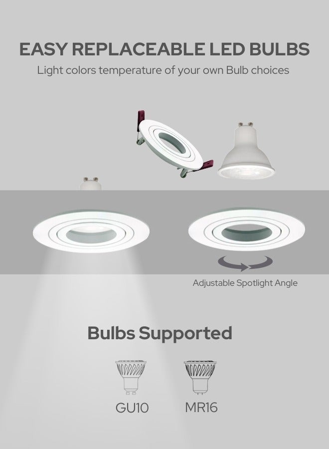 تارجت إطار كشاف مفرد قابل للتعديل مربع الشكل باللون الأسود - Image 4