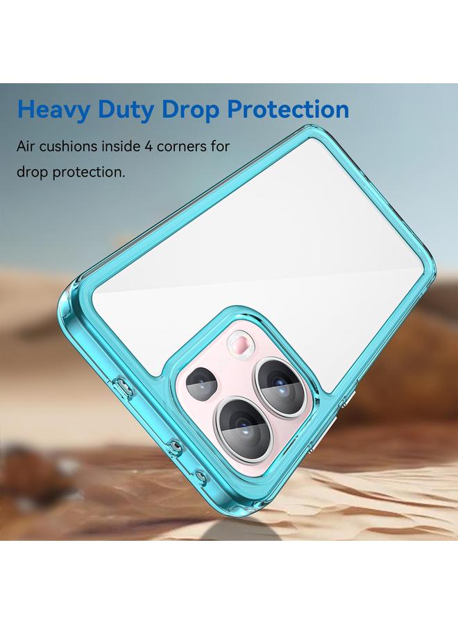 S-TOP Case For OPPO Reno13 Pro Global Colorful Series Acrylic Hybrid TPU Phone Case - Image 3