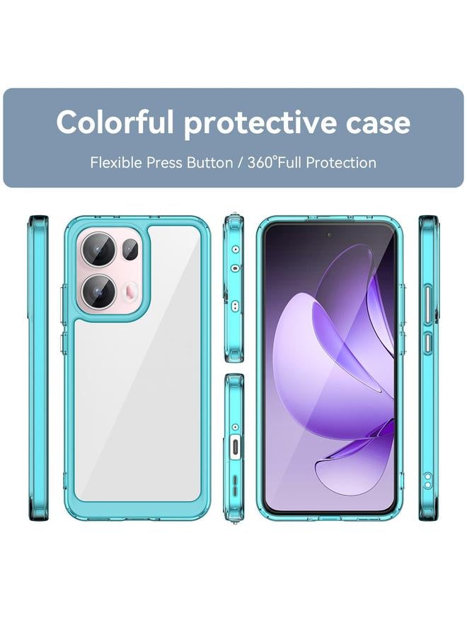 S-TOP Case For OPPO Reno13 Pro Global Colorful Series Acrylic Hybrid TPU Phone Case - Image 2
