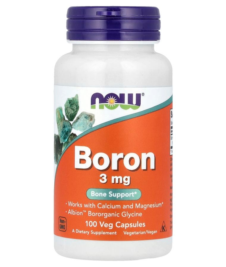 now Boron 3 mg 100 Veg Capsules