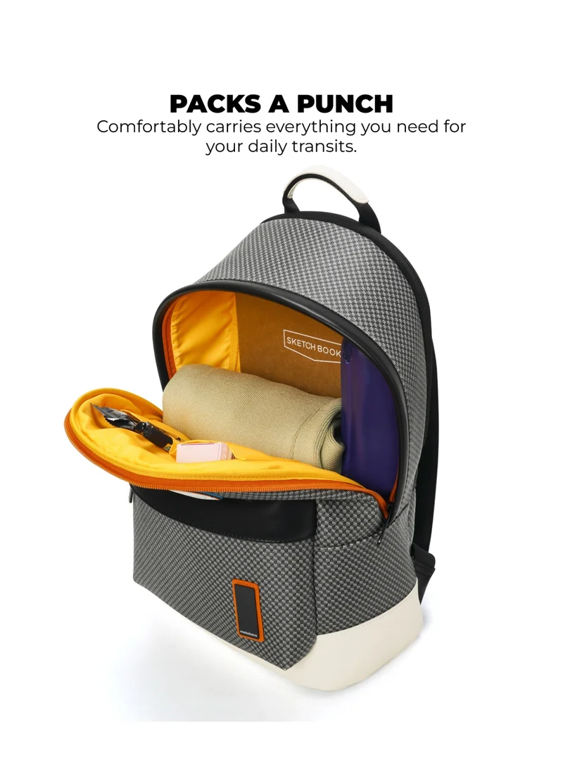 موكوبارا للتجارة ذ.م.م حقيبة ظهر كيك ستريت - قماش مطلي | أسود سمسم، أسود