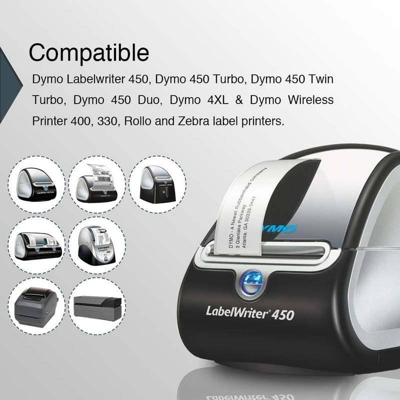 BETCKEY - Compatible DYMO 30915 (1-5/8" x 1-1/4") Endicia Internet Postage Stamps Labels(Paid Endicia Users ONLY) - 6 Rolls/4200 Labels - Image 3