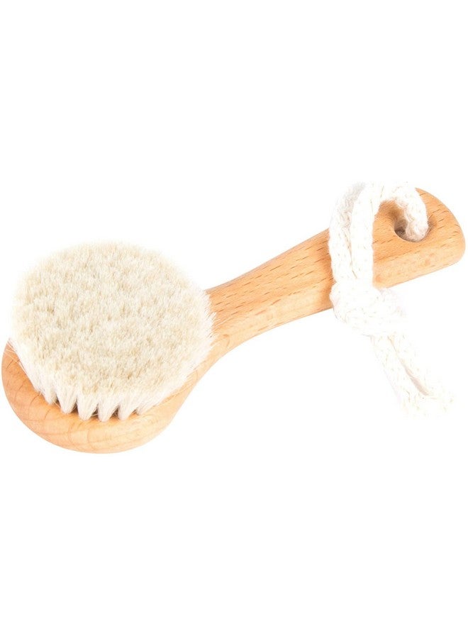 SHASH فرشاة تقشير الوجه المستدامة المصنوعة يدويًا في ألمانيا منذ عام 1869 فرشاة تنظيف وتقشير البشرة للمساعدة في تقليل التقشر والخطوط الدقيقة وتدعم البشرة المتوهجة (شعيرات شعر الخيل المتوسطة) - Image 4