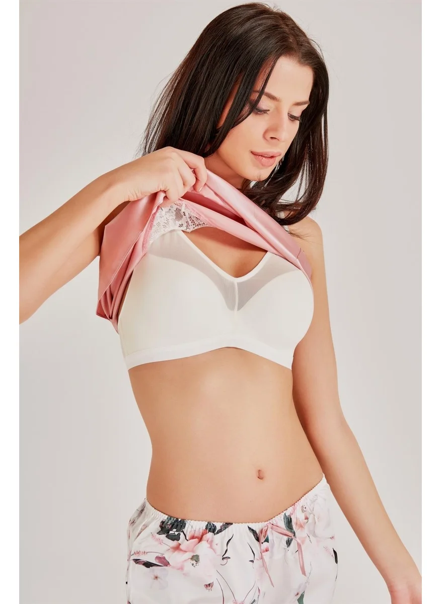 Magic Form 4636 - Non-wired Sponge Tulle Bra