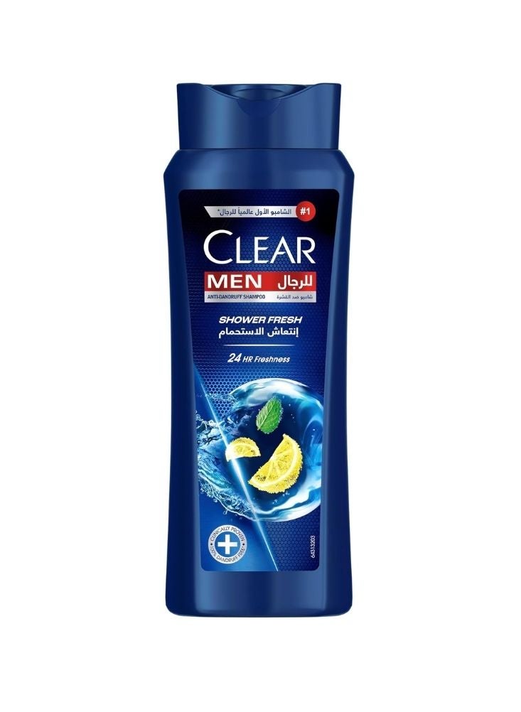 Clear Men Anti-Dandruff Shampoo Shower Fresh – 400ml – 24HR Cool Mint Freshness - Image 1