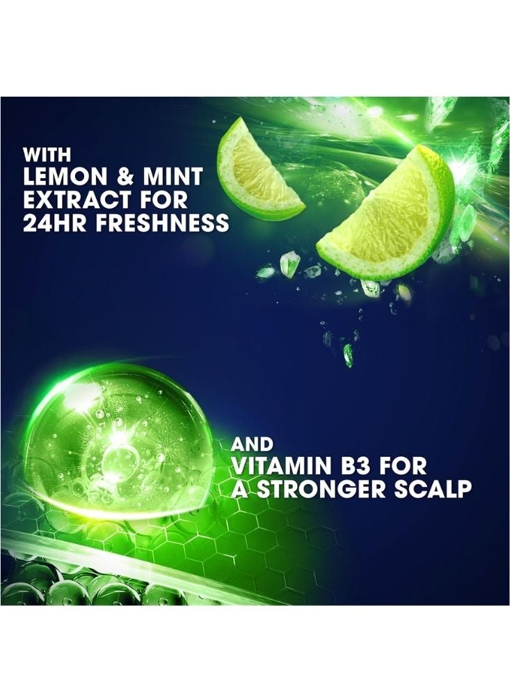 Clear Men Anti-Dandruff Shampoo Shower Fresh – 400ml – 24HR Cool Mint Freshness - Image 2