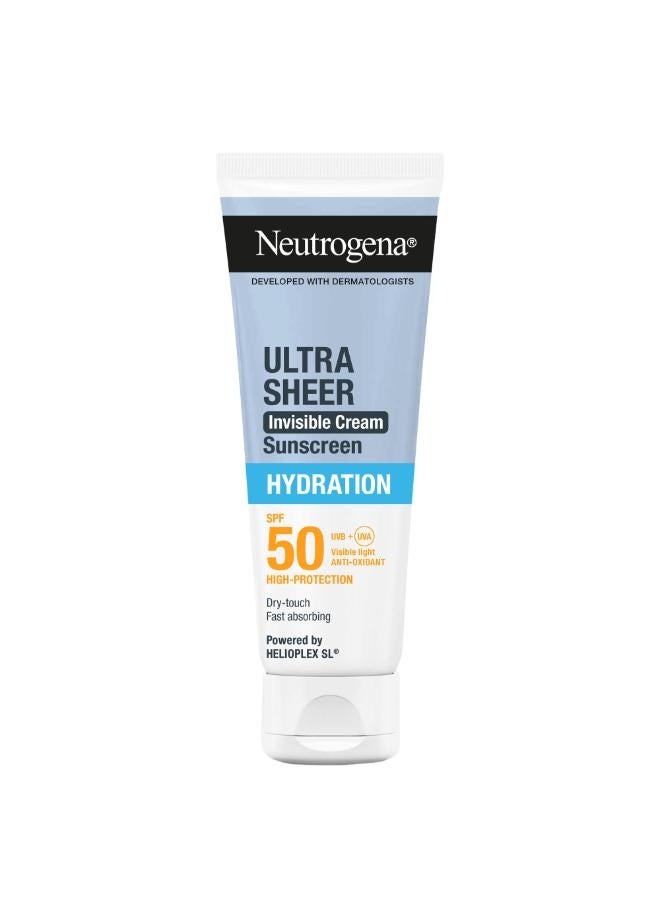 نيوتروجينا Ultra Sheer Sunscreen Cream Moisturizing – Special Price 20% Off 50ml - Image 2