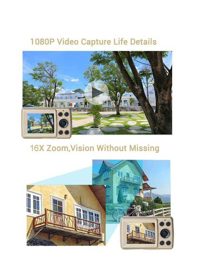 Generic HD 1080P Kids Camera Camcorder 16MP 16X Digital Zoom with 1.77 Inch LCD Screen  - Image 3