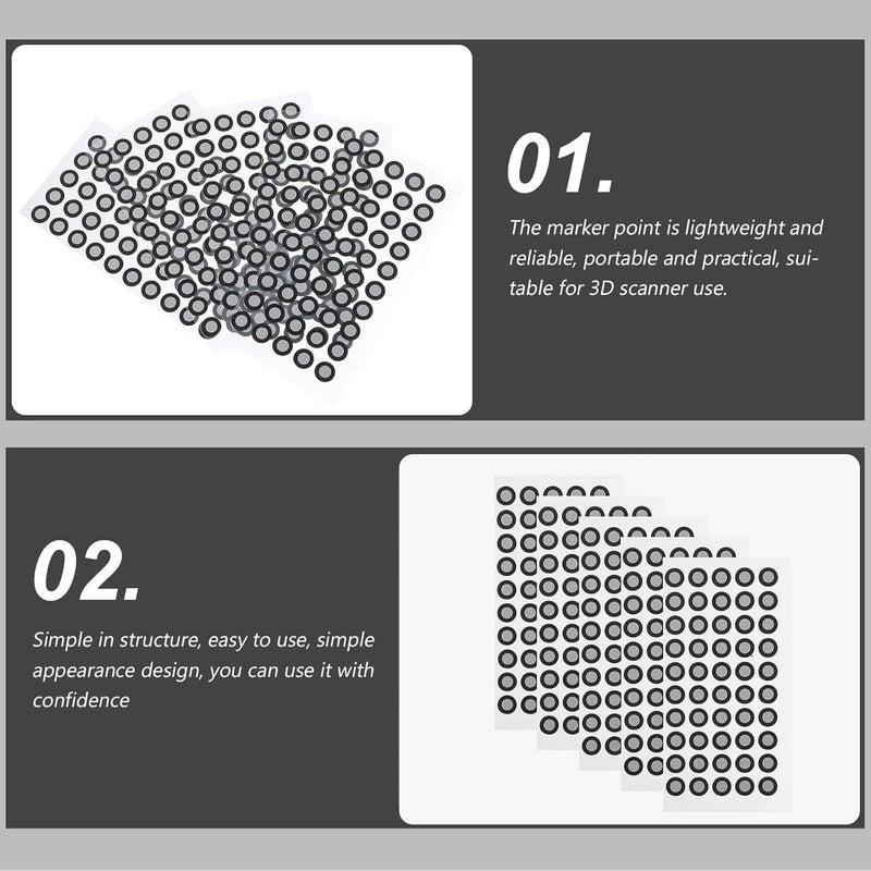 Black Reflective Film Markers For Accurate Measurement Devices Inner Outer Diameter 250 - Image 5