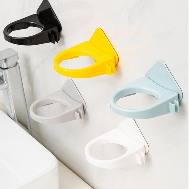 Punch Free Hair Dryer Holder Wall Mounted Hair Dryer Organizer Hair Dryer Organizer Rack - Image 3
