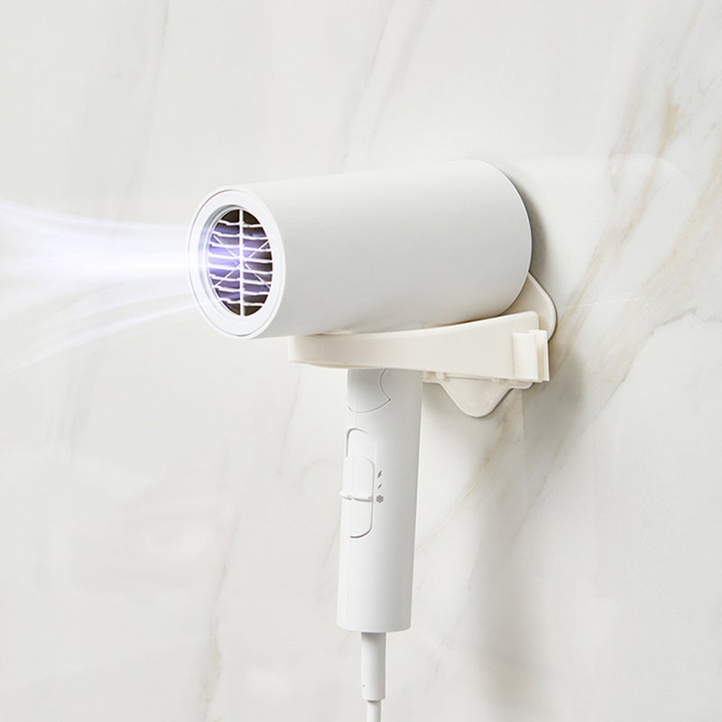 Punch Free Hair Dryer Holder Wall Mounted Hair Dryer Organizer Hair Dryer Organizer Rack - Image 4