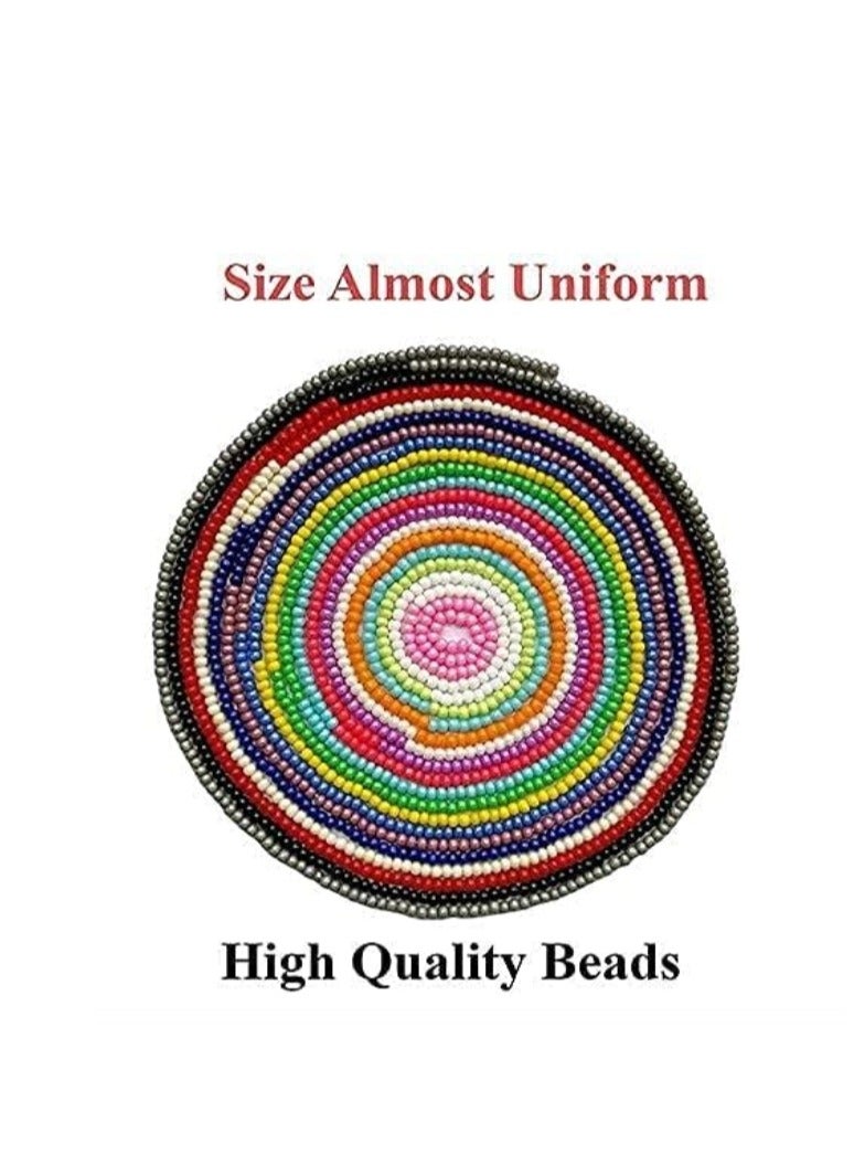 OASIS-TH Seed Beads, 3300 Letter Beads, And Pony Beads, 24-Grid Bead Kit Set, Rope Mini Seed Beads Set For Jewelry Making Bracelet Beads Finding Diy Crafts Beading Needles For Jewelry Bracelet Making - Image 2