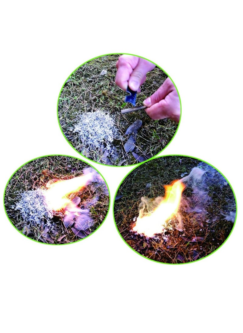Muyixin Fire Starter Stick with Striker Lanyard Waterproof Flint Survival Lighter for Camping Hiking Backpacking Gear  - Image 2