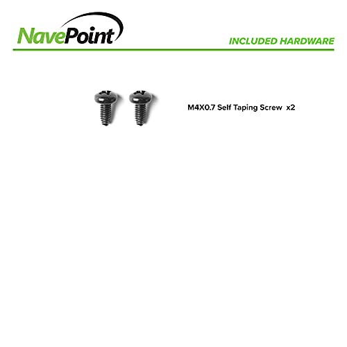 NavePoint Brush Strip Cable Management Panel, Black, Cold Rolled Steel, Powder Coated Finish - Image 3