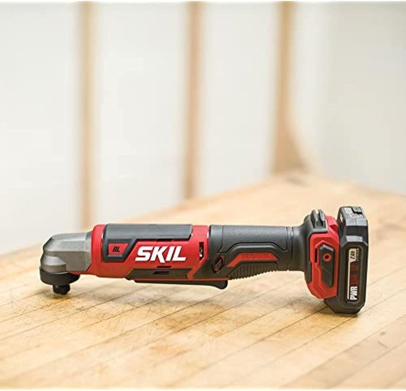 SKIL PWR CORE 12 Brushless 12V 1/4 Inch Hex Right Angle Impact Driver Includes 2.0Ah Lithium Battery and PWR JUMP Charger - RI574502 - Image 2