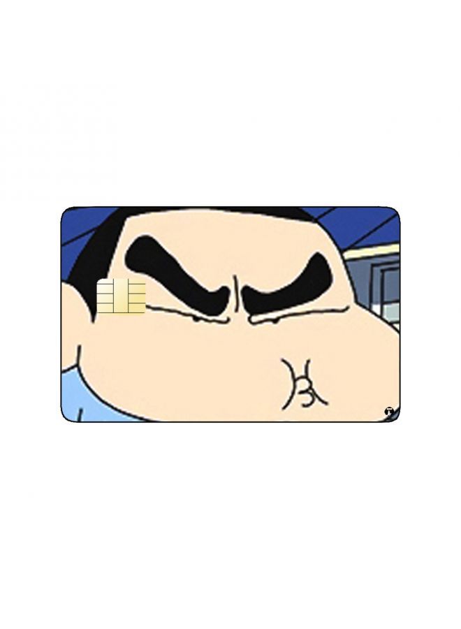RKN PRINTED BANK CARD STICKER Shinnosuke From Crayon Shin Chan Anime - Image 1