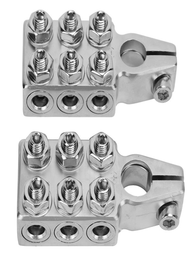 2 قطع 12 طريقة نهايات طرف بطارية كتلة توزيع شريط حافلة 8AWG إلى 4/0(XL) AWG لعمود مدبب SAE DIN EN - Image 3