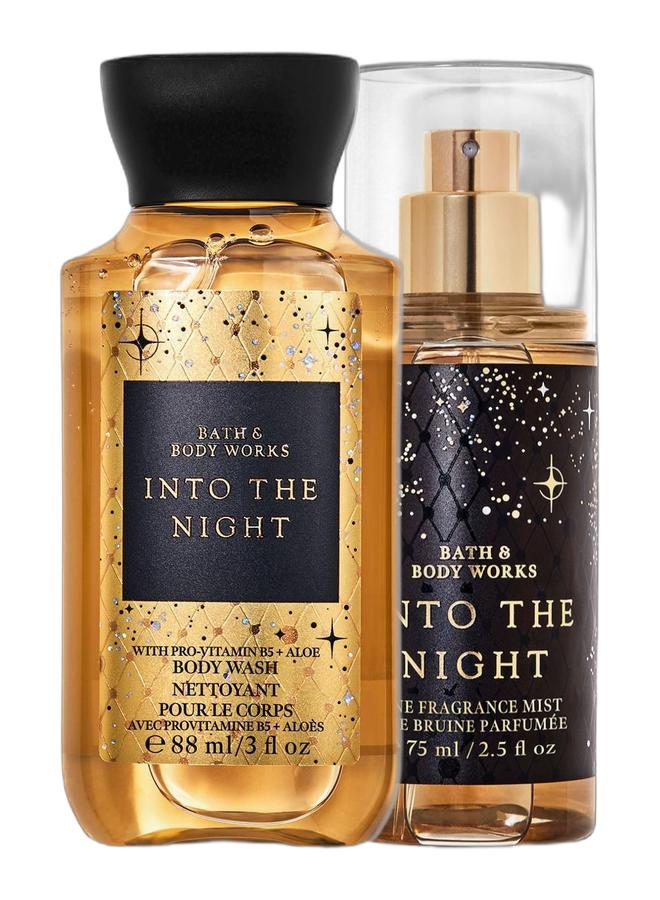 Bath & Body Works Into the Night Travel Size Body Wash & Mist Bundle - Image 1