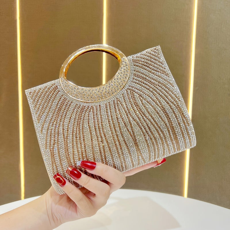 Rhinestone-Studded Crossbody Bag for Women - Image 3
