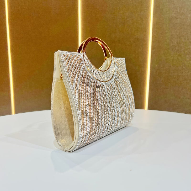 Rhinestone-Studded Crossbody Bag for Women - Image 1