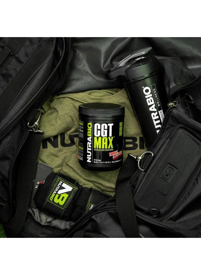 NutraBio CGT-MAX Powder- Creatine, Glutamine and Taurine to Support Muscle Recovery and Strength - 40 Servings - Tropical Fruit Punch…  - Image 3