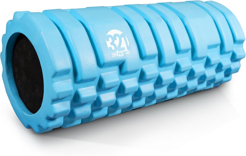 321 STRONG Foam Roller - Medium Density Deep Tissue Massager for Muscle Massage and Myofascial Trigger Point Release, with 4K eBook - Image 1