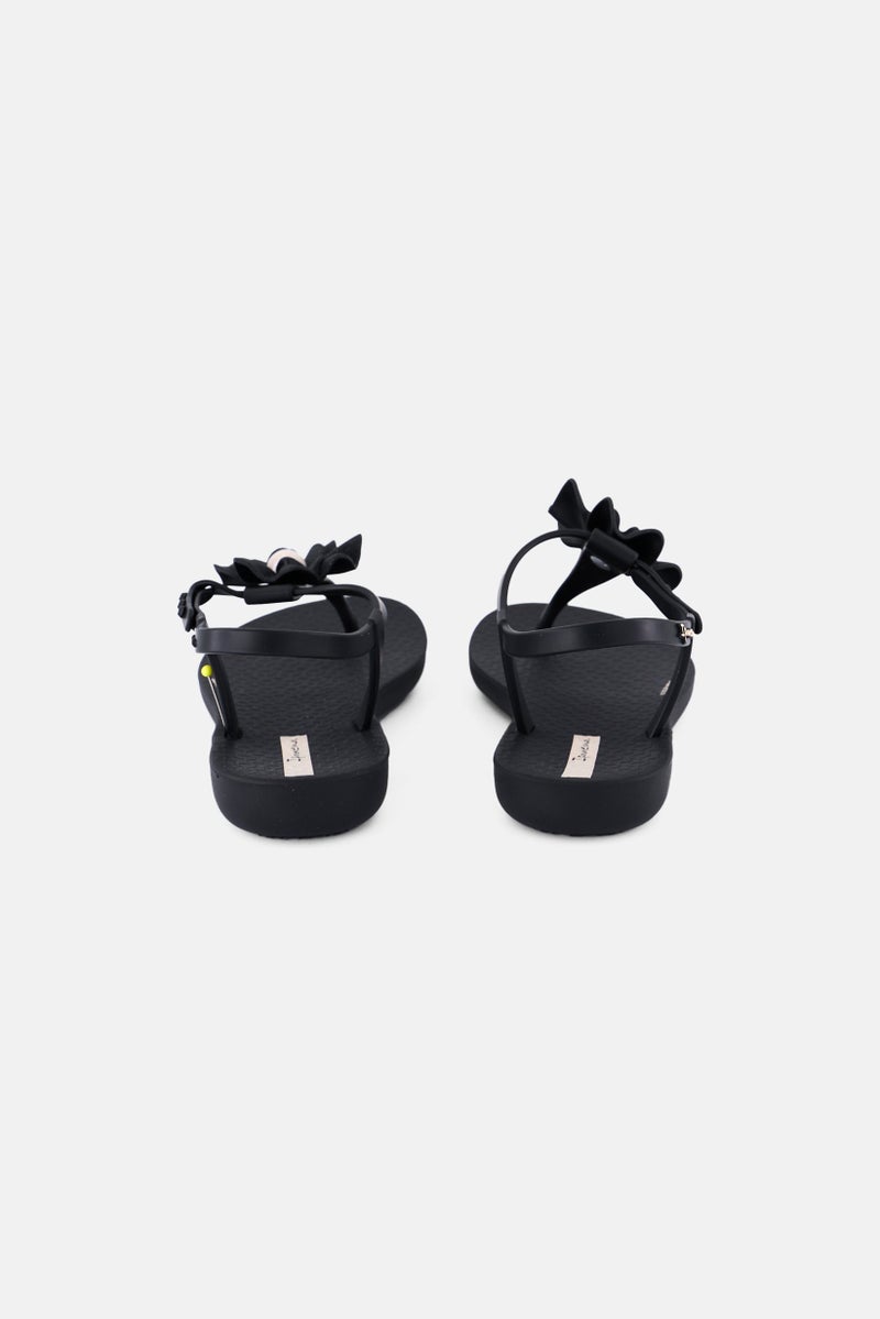 Ipanema Kids Girls Adjustable Buckle Fashion Slippers, Black  - Image 4