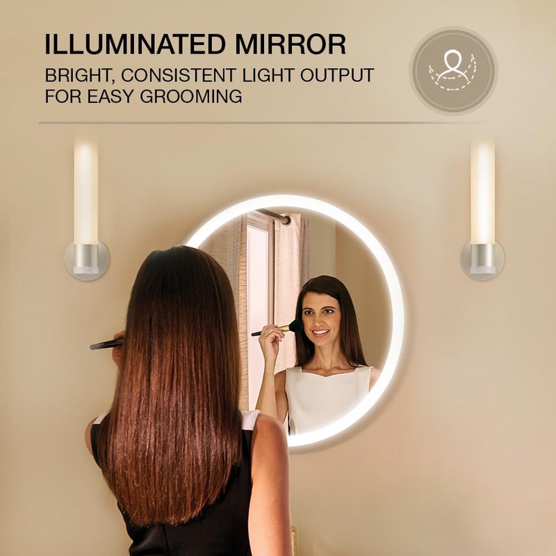 Kohler Kohler Vitality 600 mm Round Lighted Mirror  - Image 2