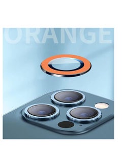Reflective Light Camera Lens Protector For IPhone 13 Pro Max & 13 Pro TemperedGlass-Orange
