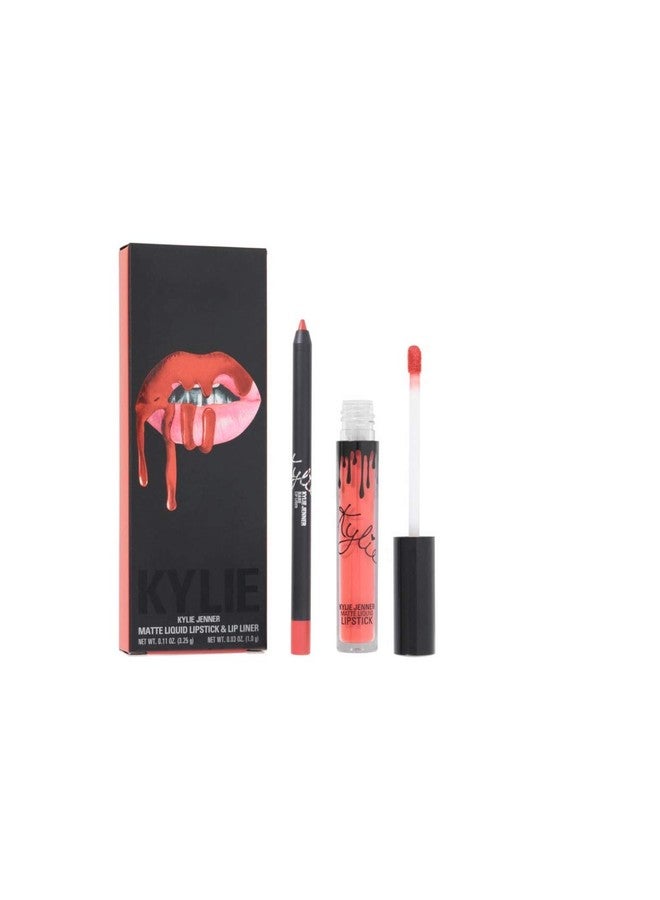 Kylie Cosmetics Matte Lip Kit Liquid Lipstick & Lip Liner ~ Limited Edition (warm rosy mauve) Kylie X Ulta Beauty - Image 1