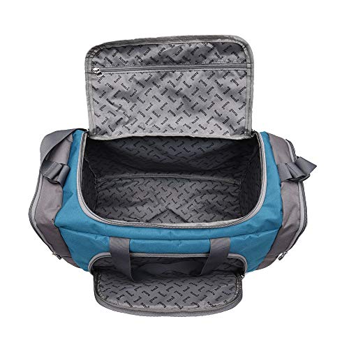 ROZEN Heavy Dutty Fabric Travel Luggage Duffle Bag (Sky Blue, 50 litres 22Inch) - Image 3