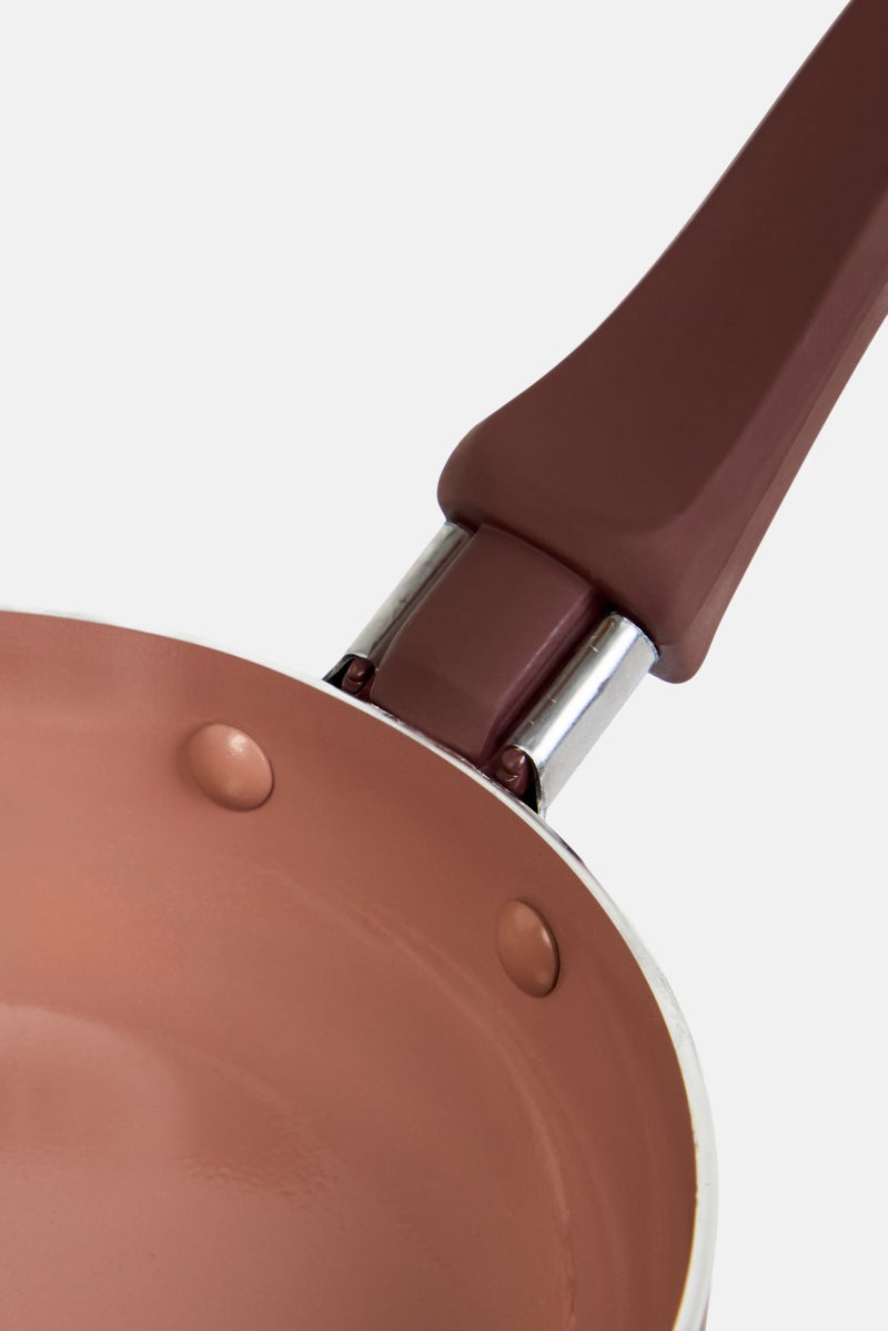 Bombay 2 Pieces Mini Fry Pan With Silicone Spatula, Mauve - Image 4