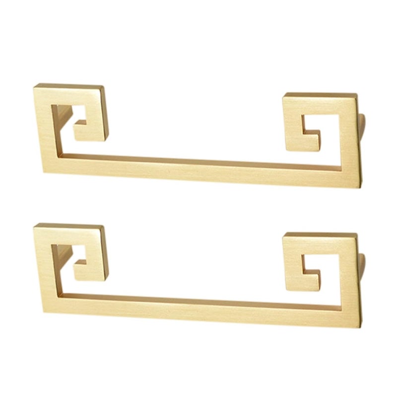 Vintage Style Cabinet Door Handles 2pcs Retro Metal Pulls For Kitchen Wardrobe Furniture Hardware - Image 2