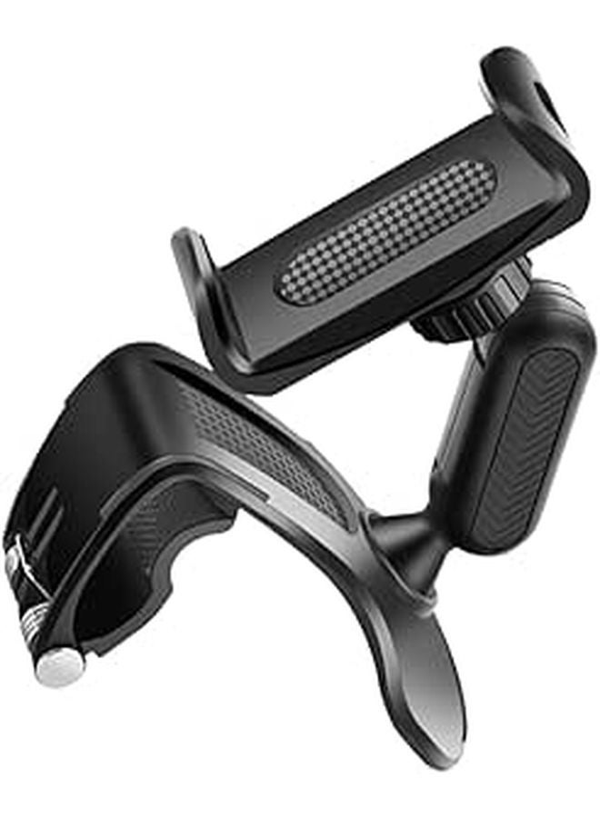 Rotating Dashboard Car Phone Holder Mount With Abs Clip For Rearview Mirror - Image 1