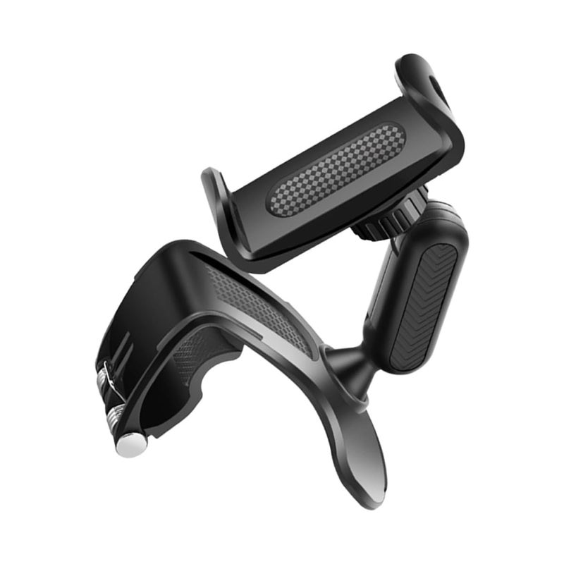 Rotating Dashboard Car Phone Holder Mount With Abs Clip For Rearview Mirror - Image 2