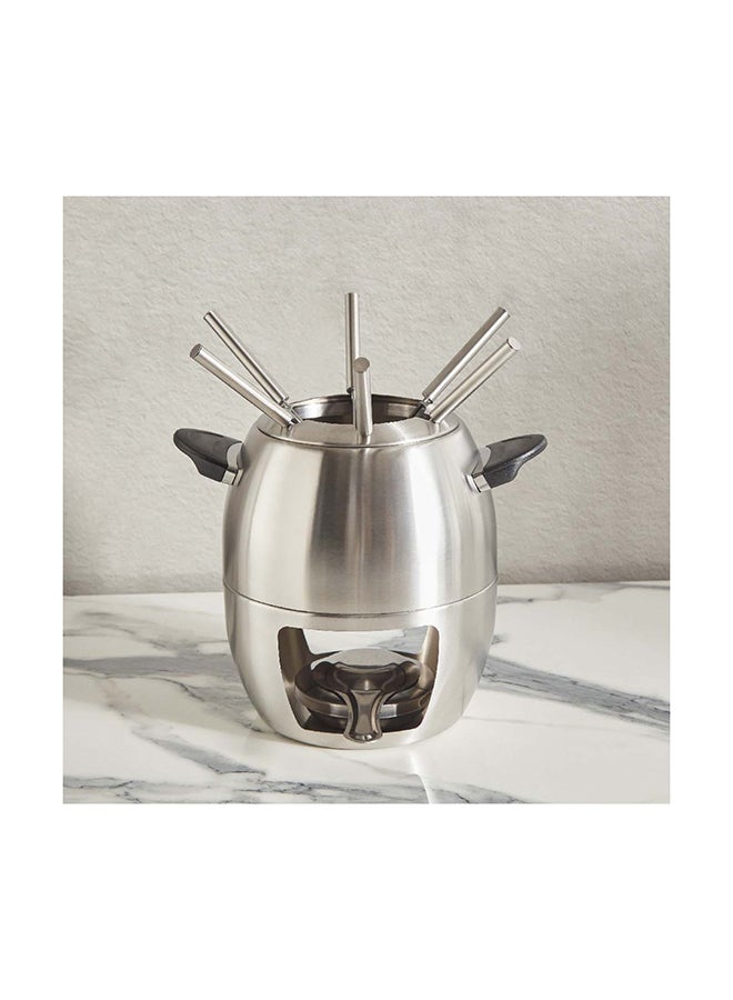 Home Box Divine 10-Piece Stainless Steel Fondue Set 23.5 cm  - Image 2
