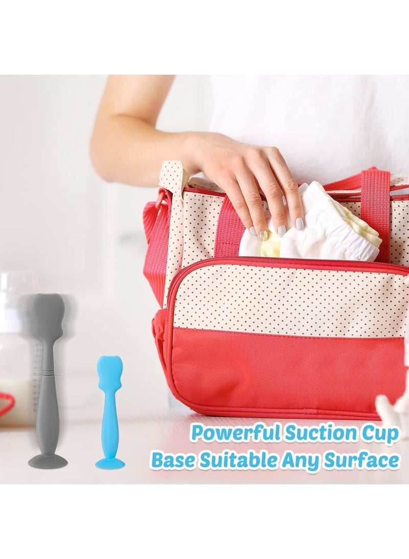 SOLARAE Baby Brush Diaper Cream Applicator for Diaper Rashes, Soft Flexible Silicone Bum Brush Newborn and Baby Essentials, Gift Idea for Baby Shower and New Mom (Style 4) - Image 4