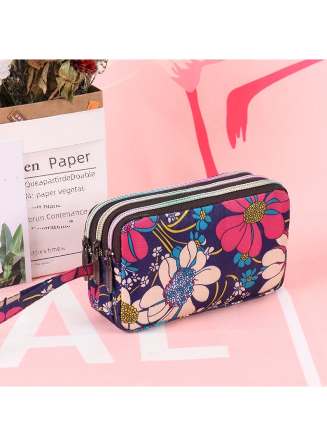 Ladies Long Wallet Phone Clutch Bag Women's Fabric Coin Purse Small Handbag Fashionable Style For 2022-Color:A Flash In The Pan - Image 3
