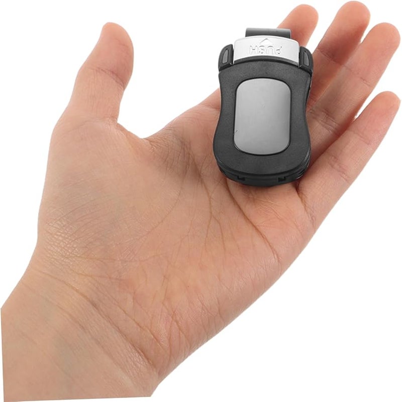 2Pcs Black Car Visor Sunglasses Holder Clip Eyeglass Organizer Easy Installation - Image 5