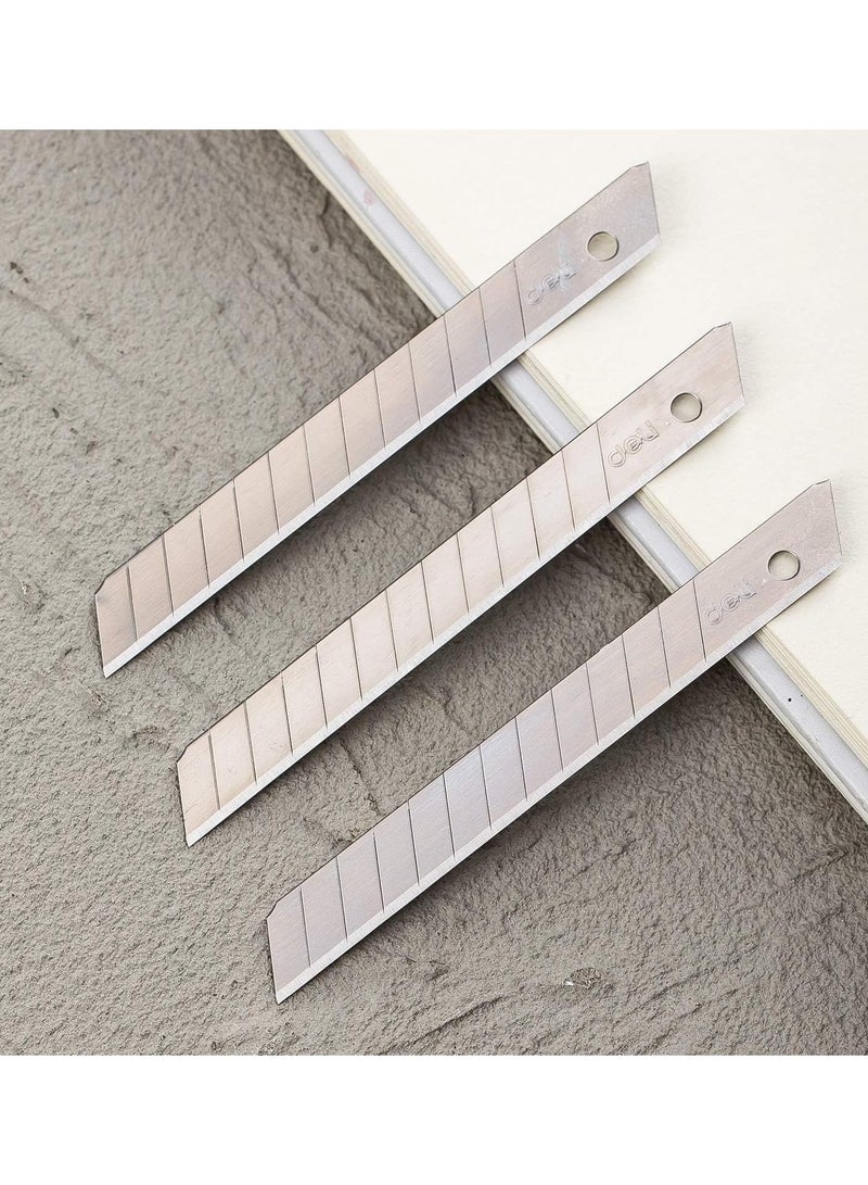 Deli 60 قطعة من شفرات استبدال سكين القطع بعرض 9 مم - Image 2