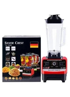 SILVER CREST Silver Crest 4500W Heavy Duty Commercial Grade Blender – Multifunctional Juicer Mixer with 2 Jars, Stainless Steel Blades, Fruit Processor, Grinder, Smoothie Maker, Dishwasher Safe (SC 1589)  - Image 3