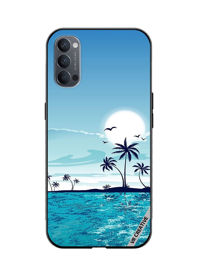 VR CREATIVE Protective Case Cover For Oppo Reno4 Pro 5G Nature Design Multicolour - Image 1