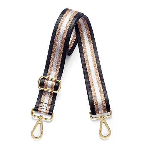 Kolti Replacement Shoulder Bag Shoulder Strap, Wide and Adjustable, Gold-30 Buckle, 1.5 Inch Width - Image 1